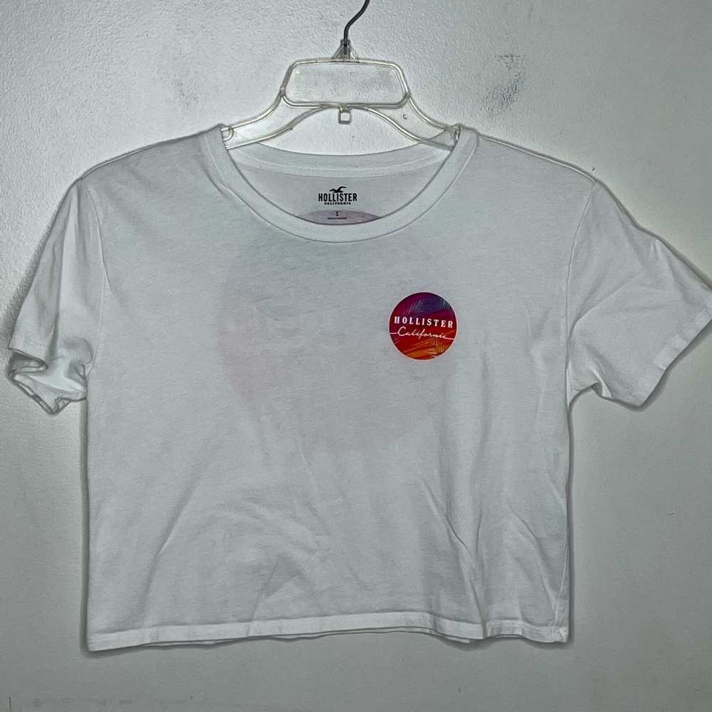 HOLLISTER Cropped Graphic Tee
